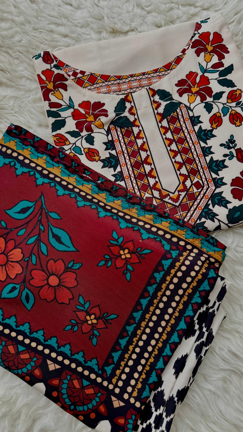 MEERAB digital Printed Co Ords set