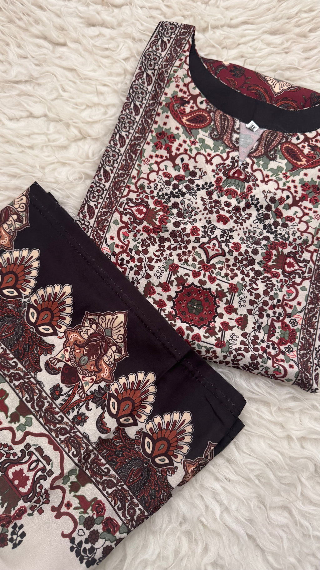 REGAL RUST digital print Co Ords set