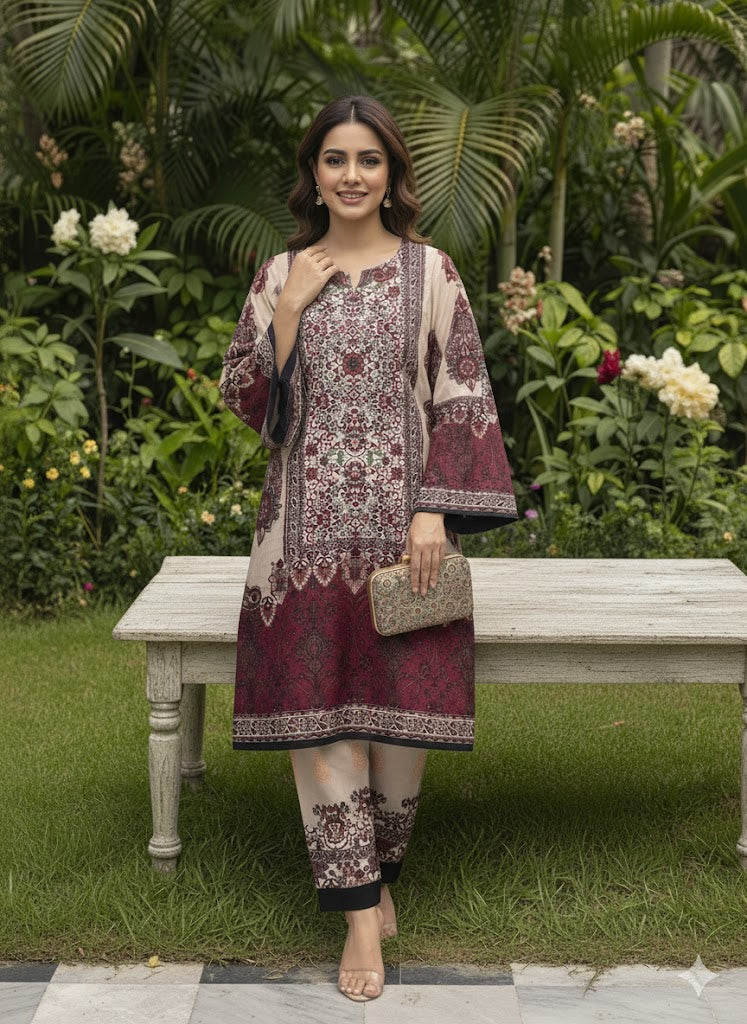 REGAL RUST digital print Co Ords set