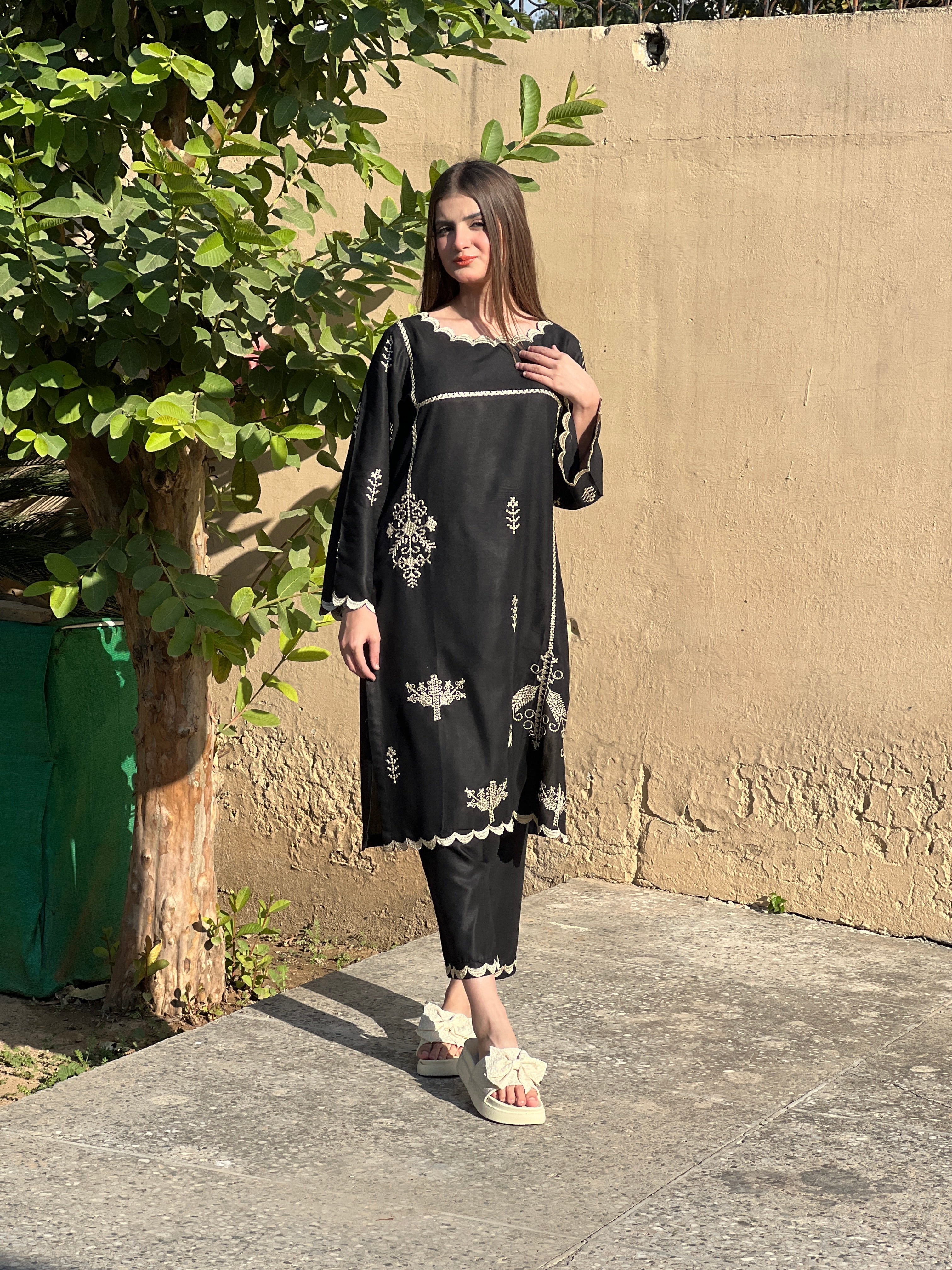EMAAN Embroidered 2 pc