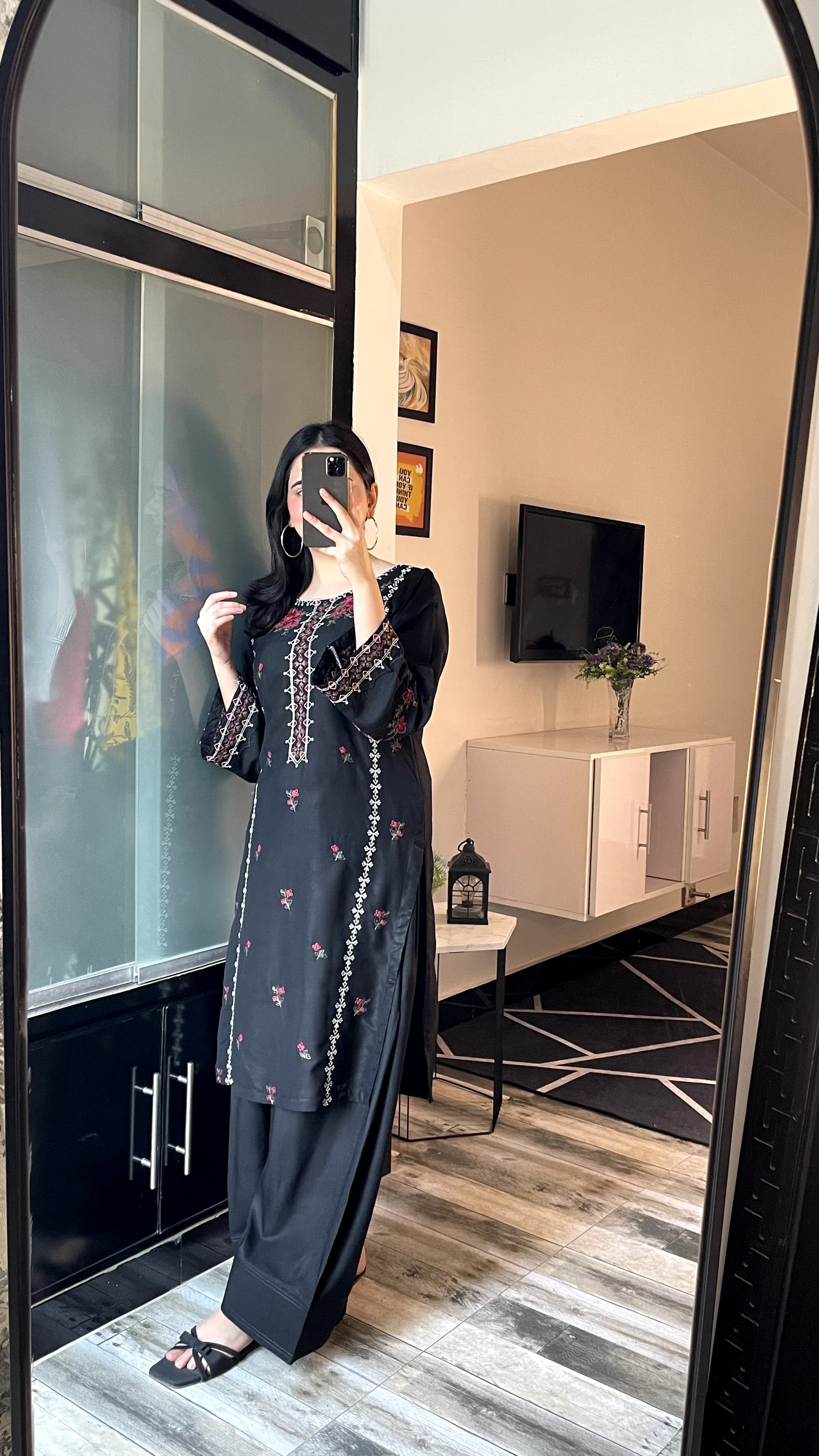 GULAAB Embroidered 2 pc with Farshi shalwar